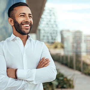 smiling professional man