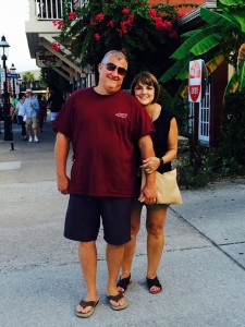  Susie with Husband Chris on vacation in Florida. Camden