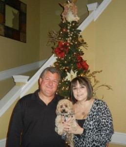 Chris, Susie, and one of her fur babies Marlee