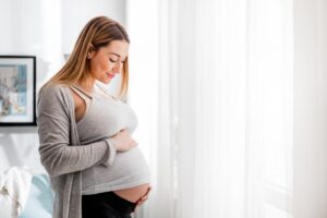 Pregnant woman. 